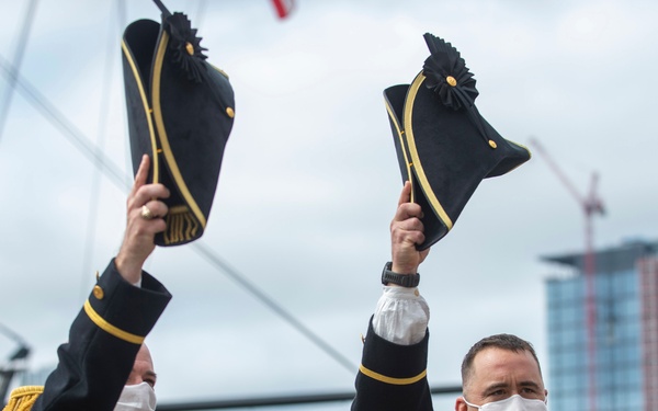 USS Constitution celebrates the Facebook Live