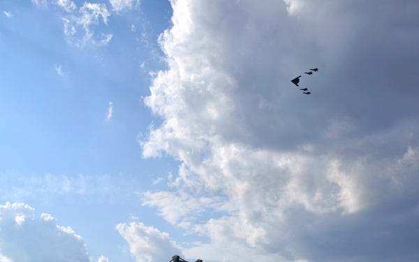 Salute to America over Philadelphia