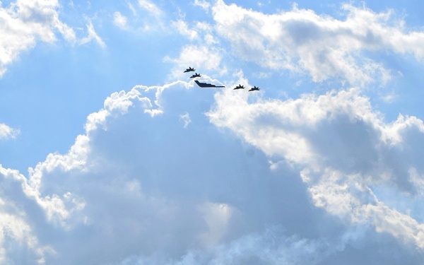 Salute to America over Philadelphia