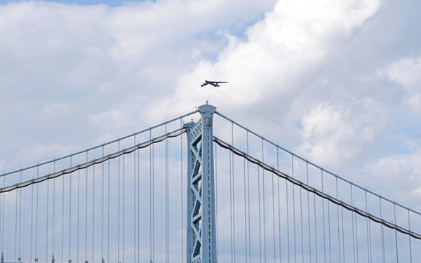 Salute to America over Philadelphia