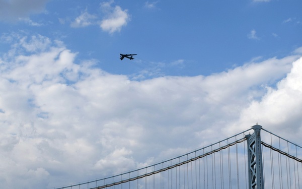 Salute to America over Philadelphia