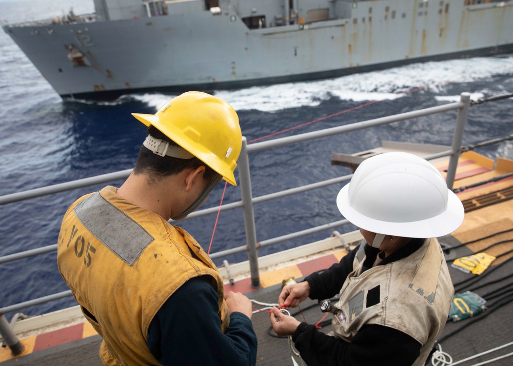 USS Bataan (LHD 5) replenishment-at-sea