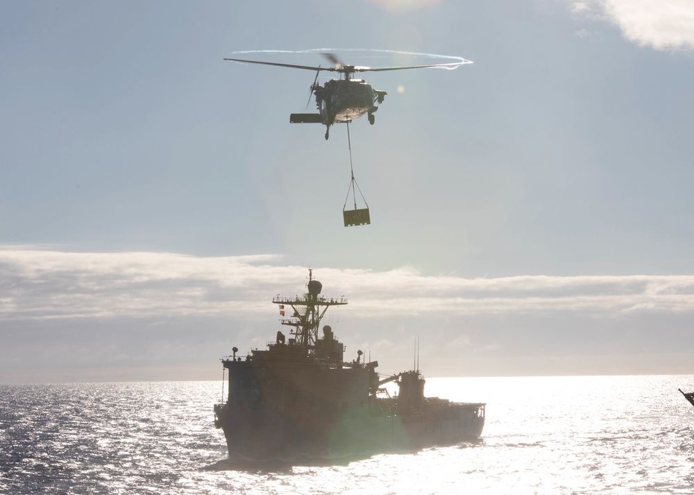 USS Bataan (LHD 5) replenishment-at-sea