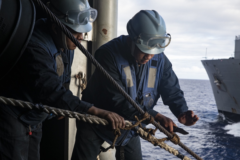 USS Bataan (LHD 5) replenishment-at-sea