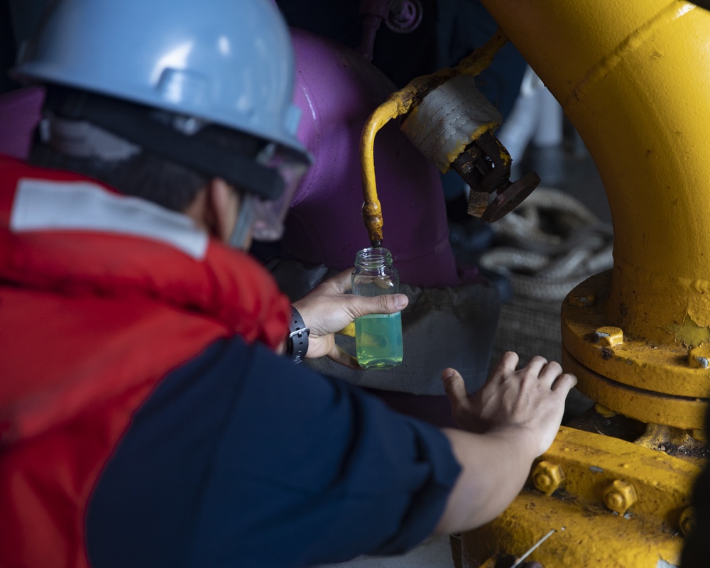 USS Bataan (LHD 5) replenishment-at-sea