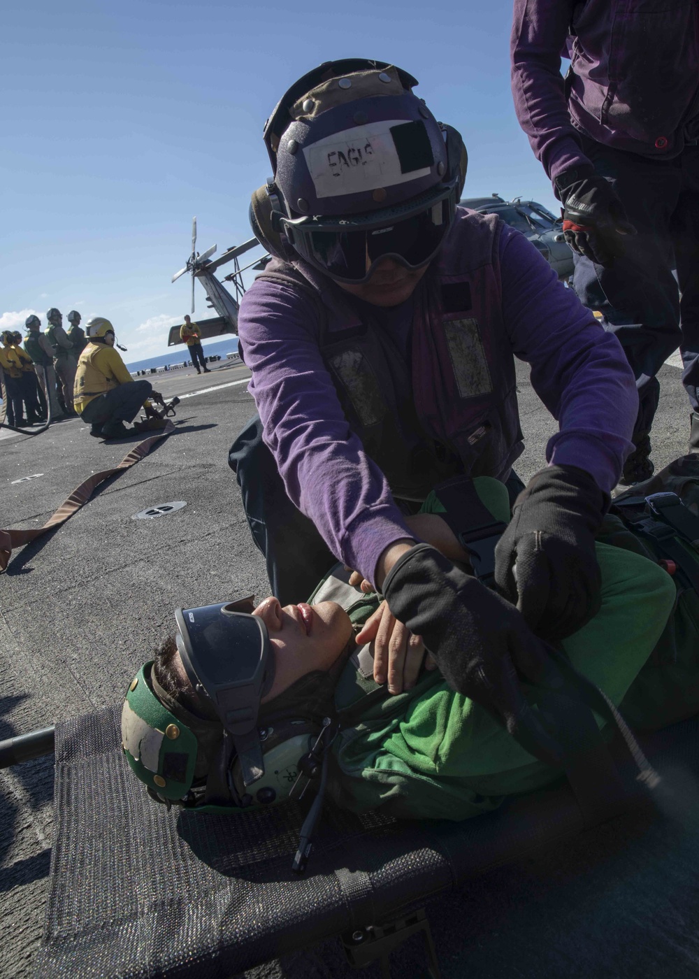 USS Bataan (LHD 5) Air Department Fire Drills