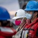 Sailor Prepares for Replenishment-at-Sea