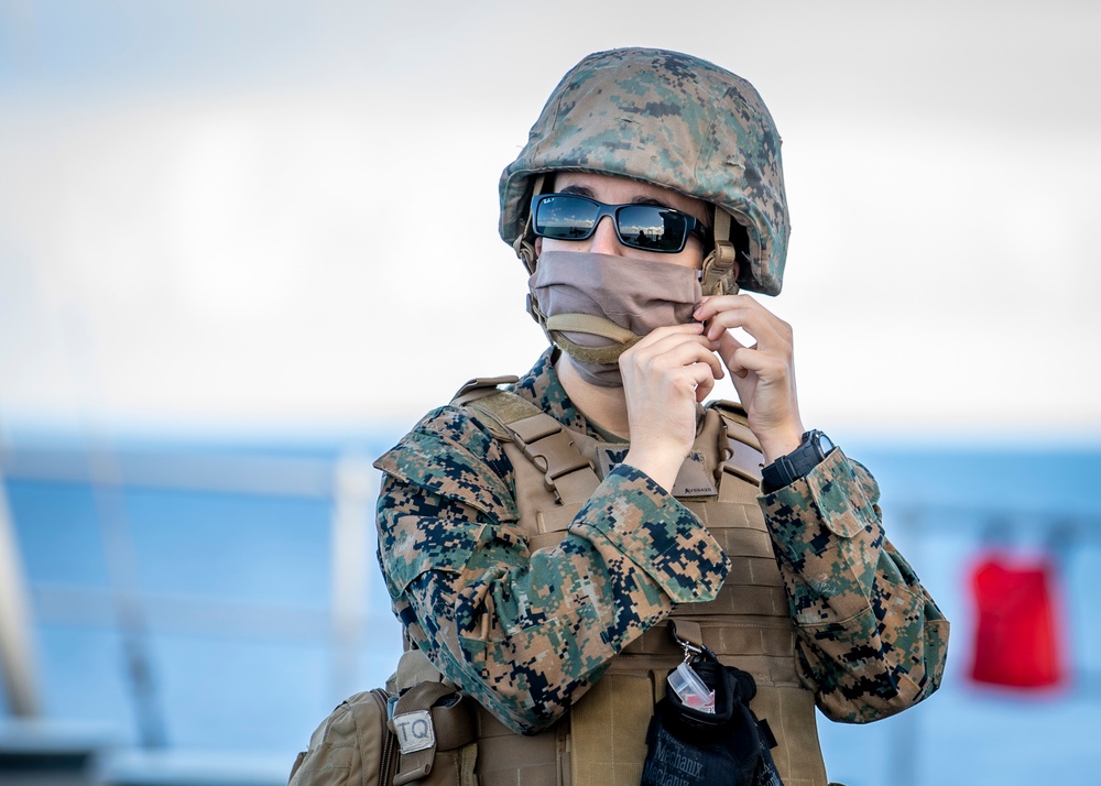 Sailor Dons Helmet