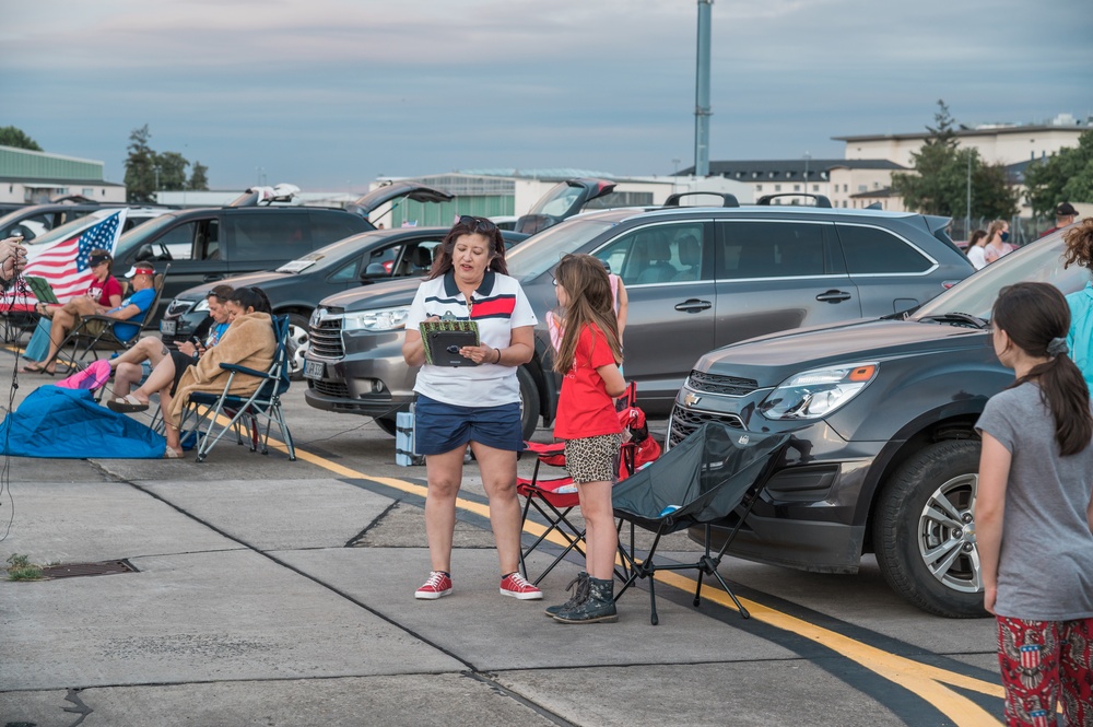 Garrison celebrates nation’s independence with drive-in fireworks event