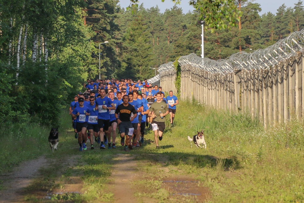 eFP Battle Group Poland holds half-marathon
