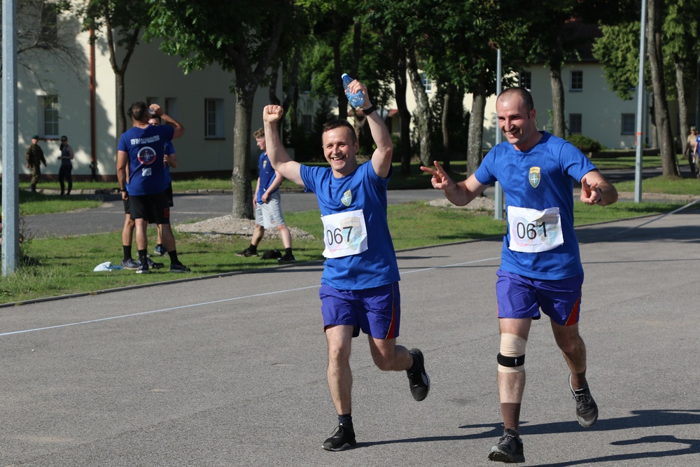 eFP Battle Group Poland holds half-marathon