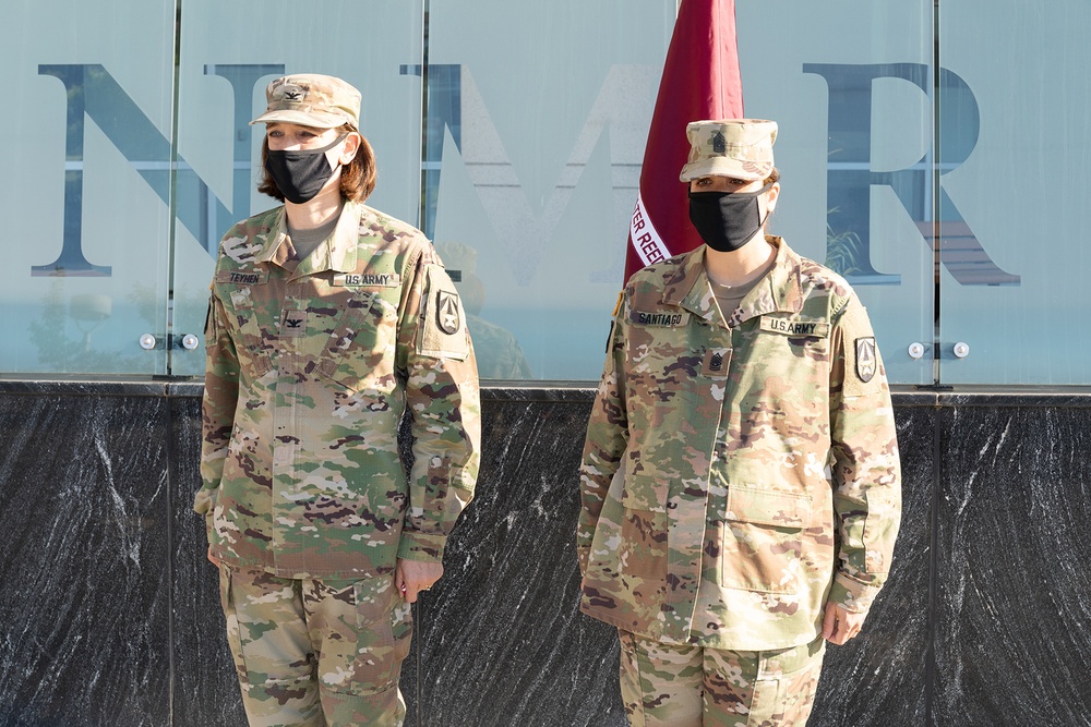 Command Sergeant Major Natasha Santiago, Relinquishment of Command Ceremony, Walter Reed Army Institute of Research (WRAIR) (U.S. Army photo by Shawn Fury / Released)