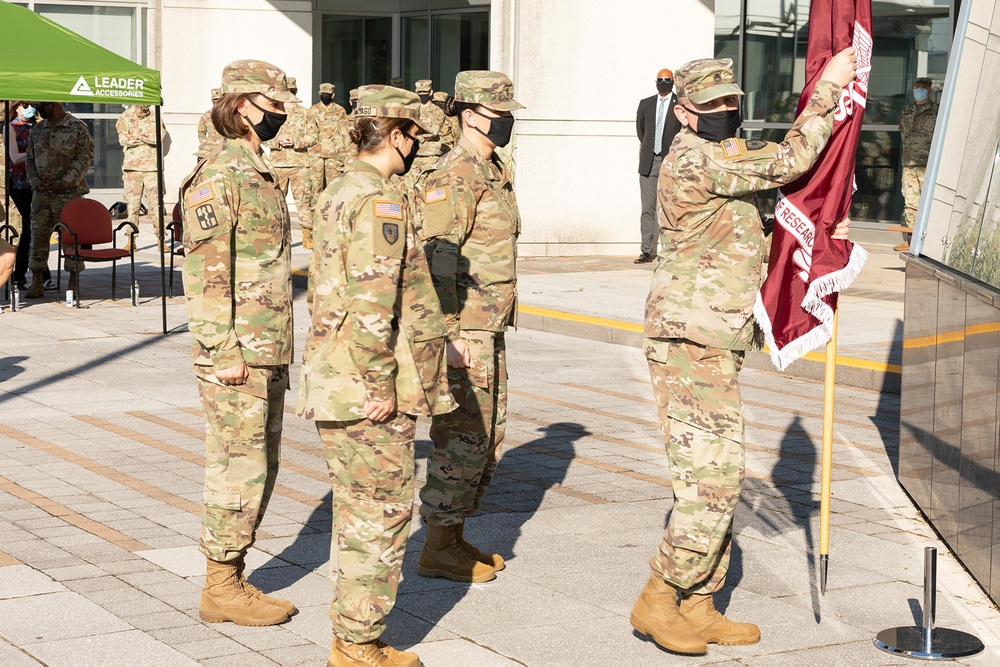 Command Sergeant Major Natasha Santiago, Relinquishment of Command Ceremony, Walter Reed Army Institute of Research (WRAIR) (U.S. Army photo by Shawn Fury / Released)