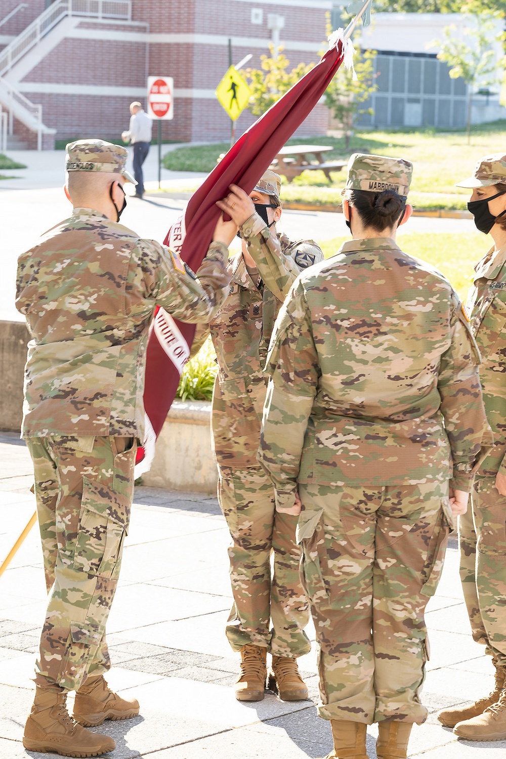 Command Sergeant Major Natasha Santiago, Relinquishment of Command Ceremony, Walter Reed Army Institute of Research (WRAIR) (U.S. Army photo by Shawn Fury / Released)