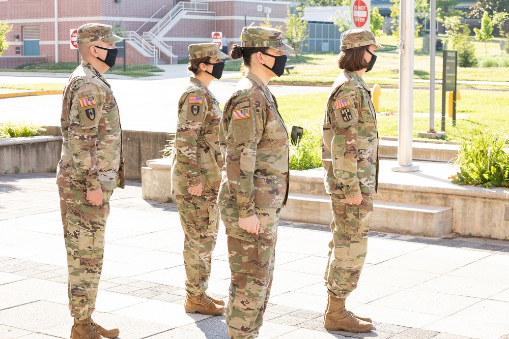 Command Sergeant Major Natasha Santiago, Relinquishment of Command Ceremony, Walter Reed Army Institute of Research (WRAIR) (U.S. Army photo by Shawn Fury / Released)