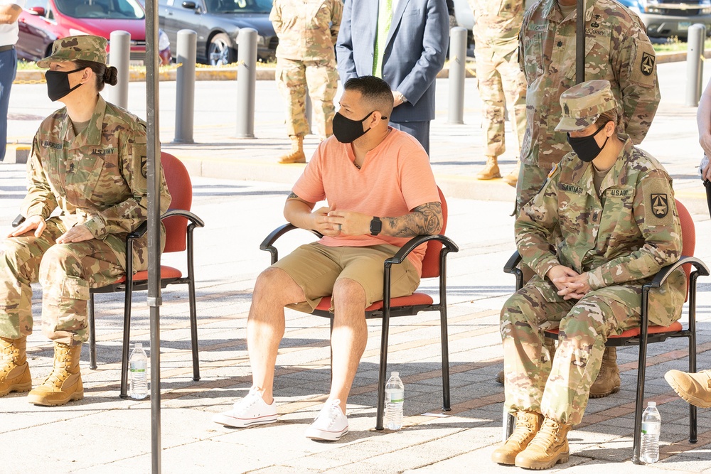 Command Sergeant Major Natasha Santiago, Relinquishment of Command Ceremony, Walter Reed Army Institute of Research (WRAIR) (U.S. Army photo by Shawn Fury / Released)