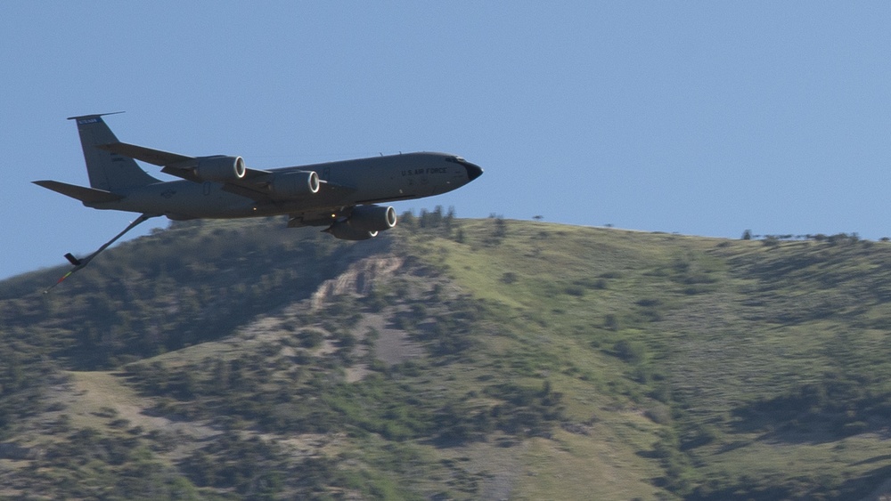 UTANG KC-135 performs flyover on Fourth of July