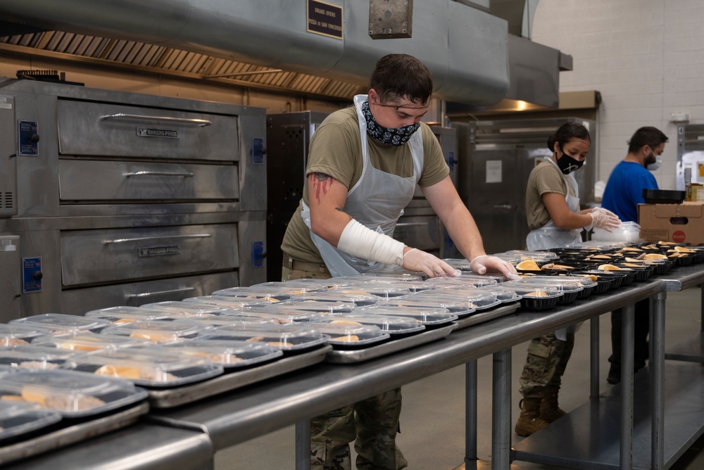 AZ National Guard prepares food and clothing for area's homeless