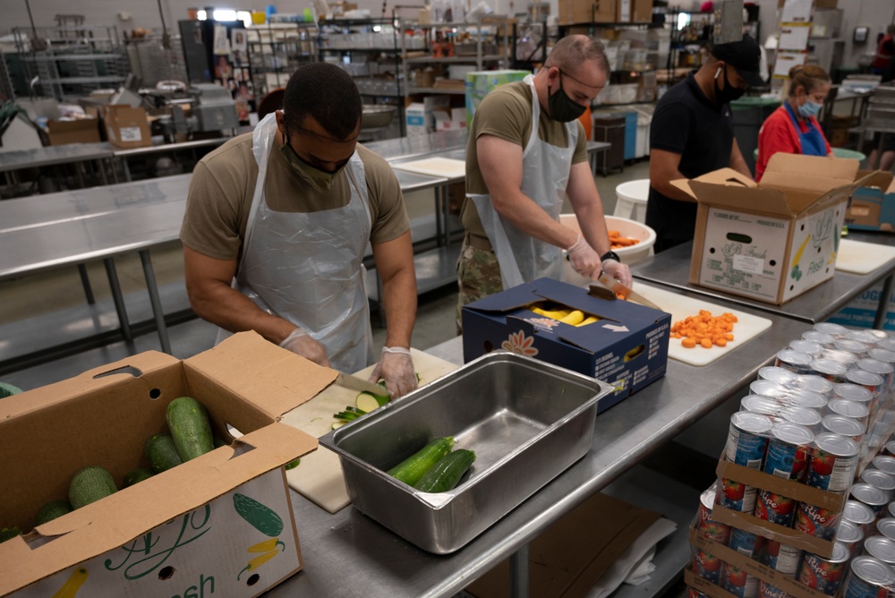 AZ National Guard prepares food and clothing for area's homeless