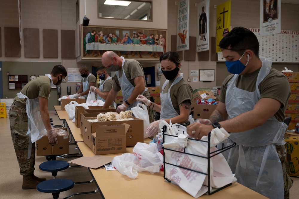 AZ National Guard prepares food and clothing for area's homeless