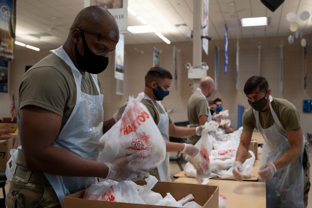 AZ National Guard prepares food and clothing for area's homeless