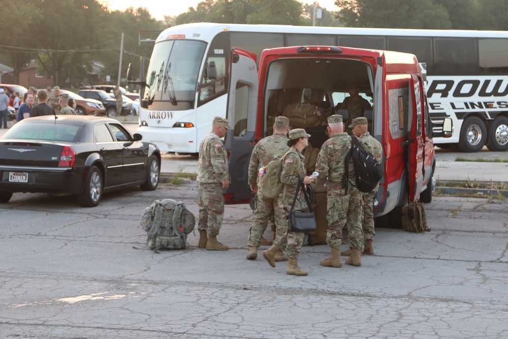 Soldiers from the 891st Engineer Battalion deploy