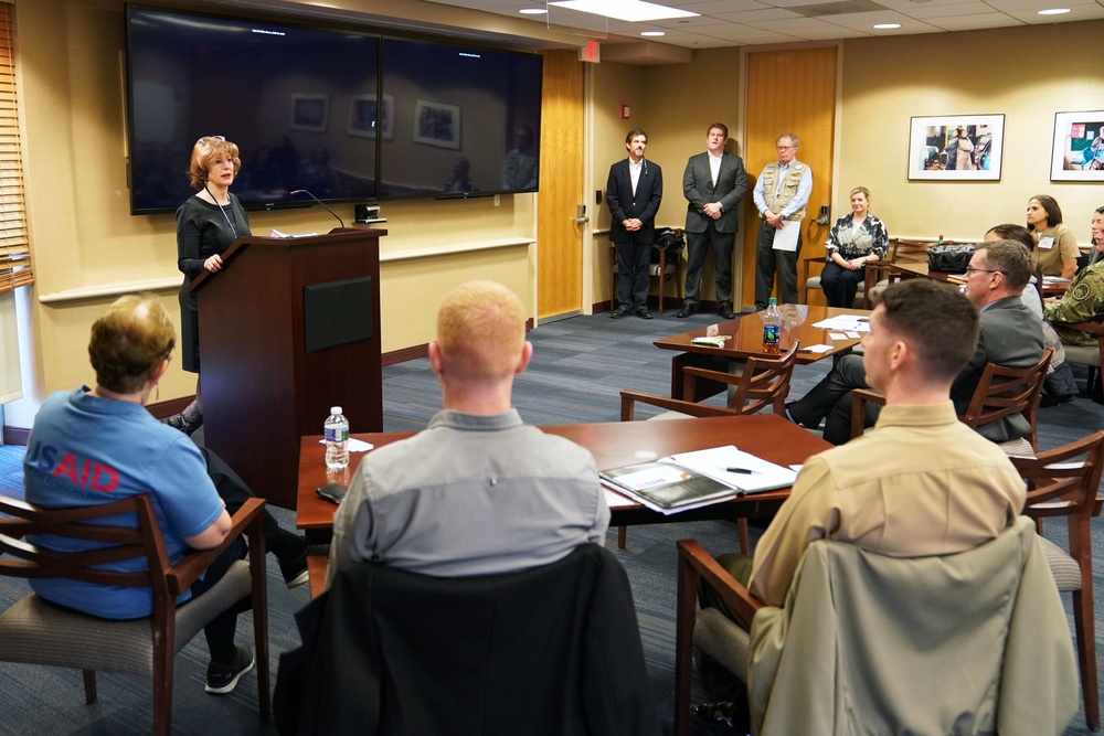 DAAID Bonnie Glick hosts a Joint Humanitarian Operations Course