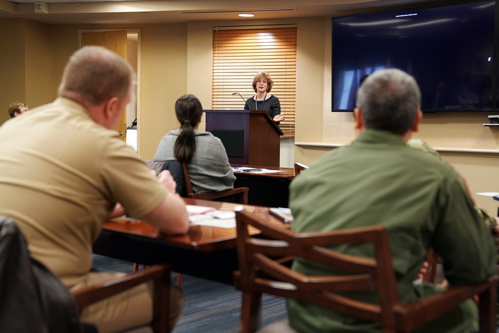 DAAID Bonnie Glick hosts a Joint Humanitarian Operations Course