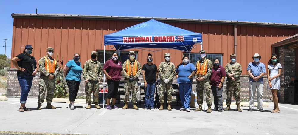 Nevada Guard helps Shoshone Tribe in fight against COVID-19
