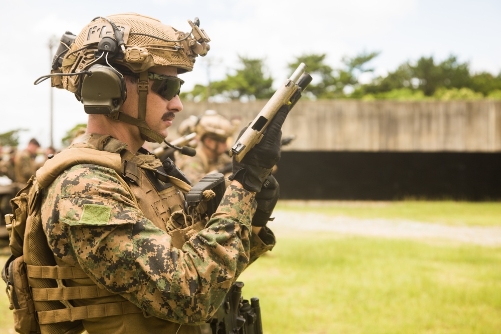 Force Reconnaissance Platoon conducts combat marksmanship training