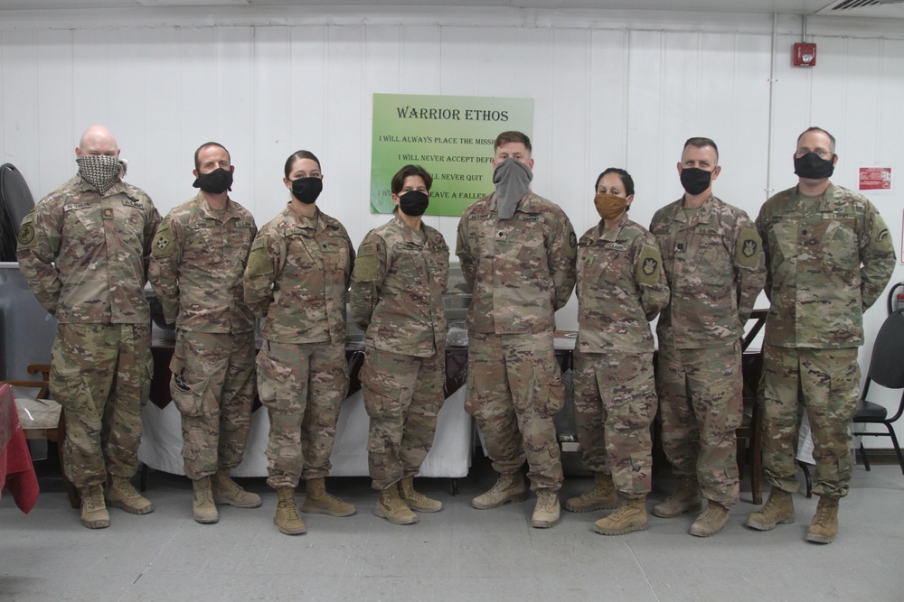 Task Force Spartan Soldiers Receive Space Badge