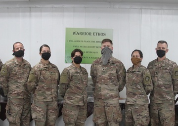 Task Force Spartan Soldiers Receive Space Badge