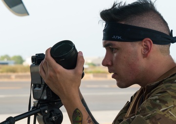 Combat Camera documents strategic airlift