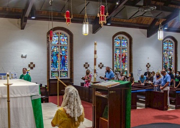 Sunday services on MCB Camp Lejeune resume through limited occupancy, social distancing, use of protective masks