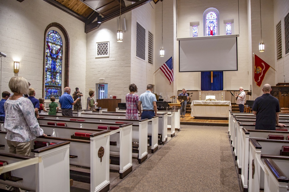 Sunday services on MCB Camp Lejeune resume through limited occupancy, social distancing, use of protective masks