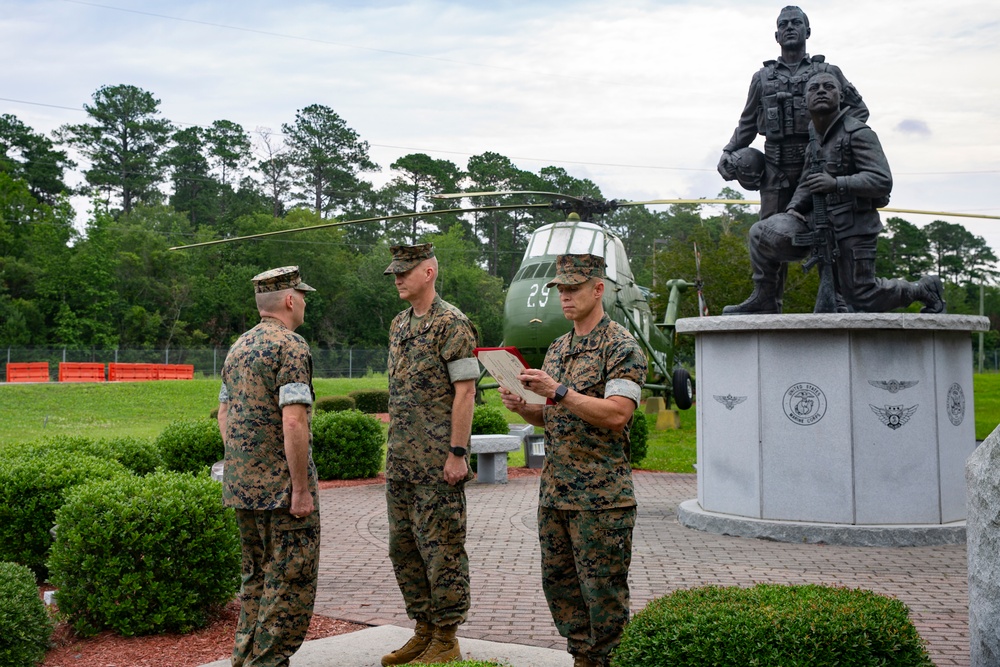 Maj. William Ivins III Meritorious Service Medal Ceremony
