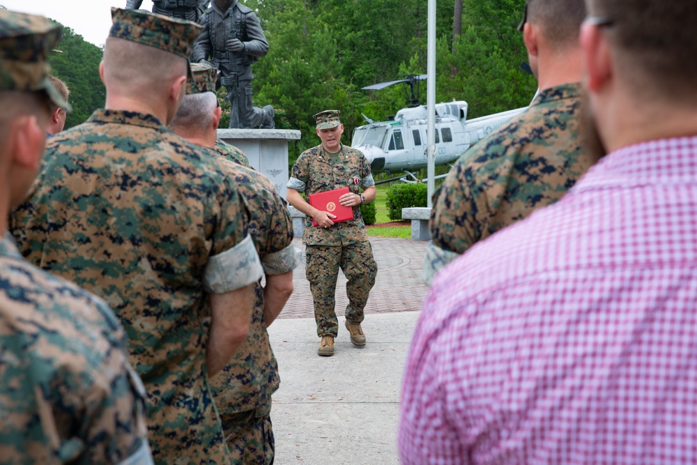 Maj. William Ivins III Meritorious Service Medal Ceremony