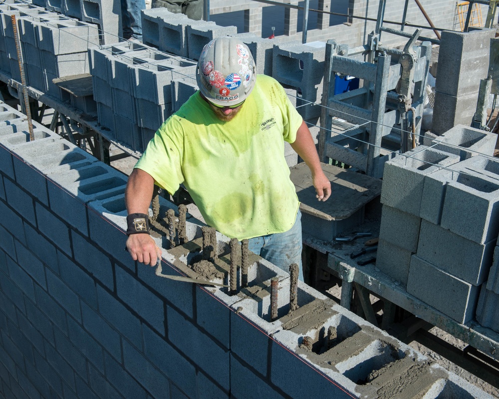 Base gym construction on schedule