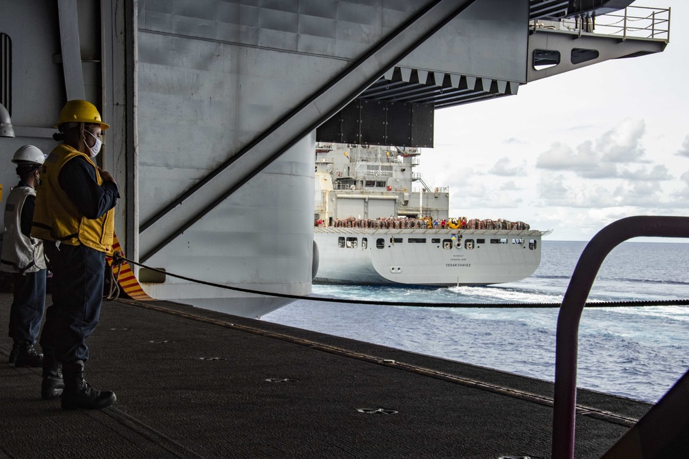 USS Ronald Reagan (CVN 76) Replenishment-at-sea