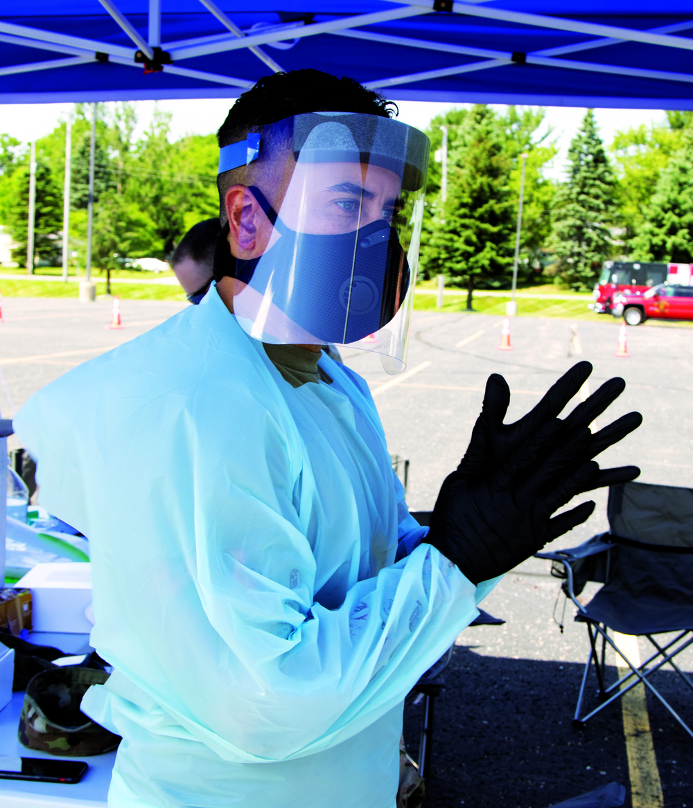 Testing for COVID-19 in Cadillac