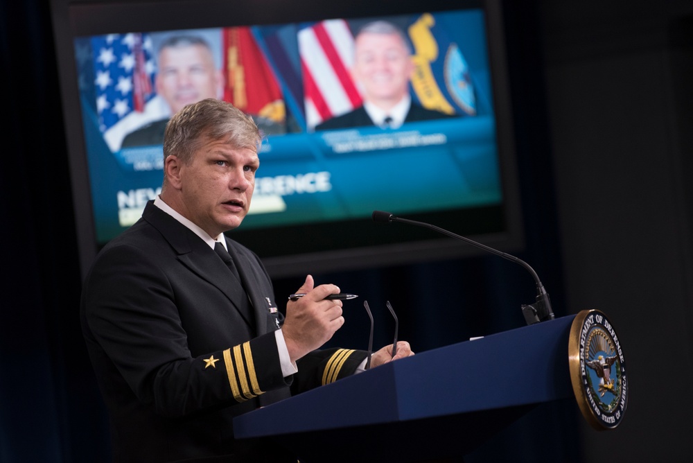 Navy, Marine Officials Brief on Training During COVID-19