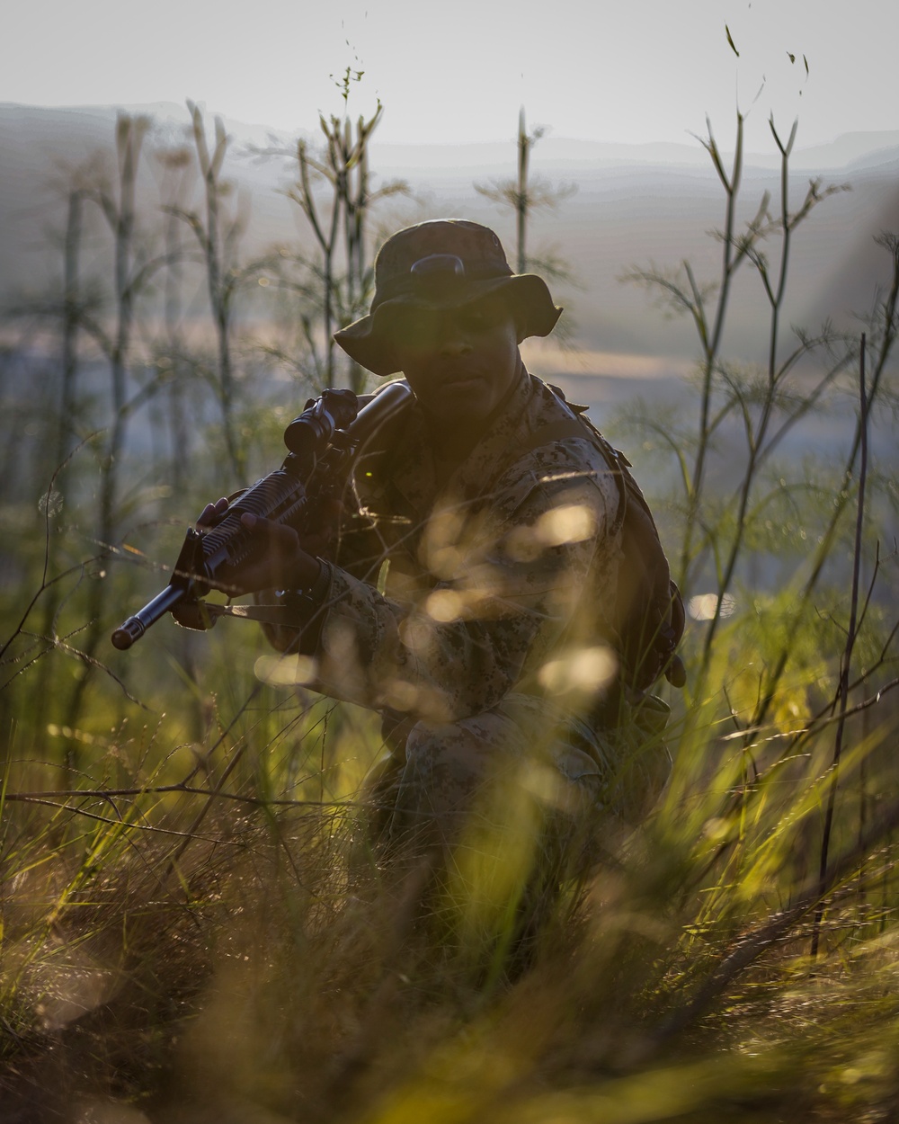 Marines with 1st Intel Bn. Conduct Field Exercise