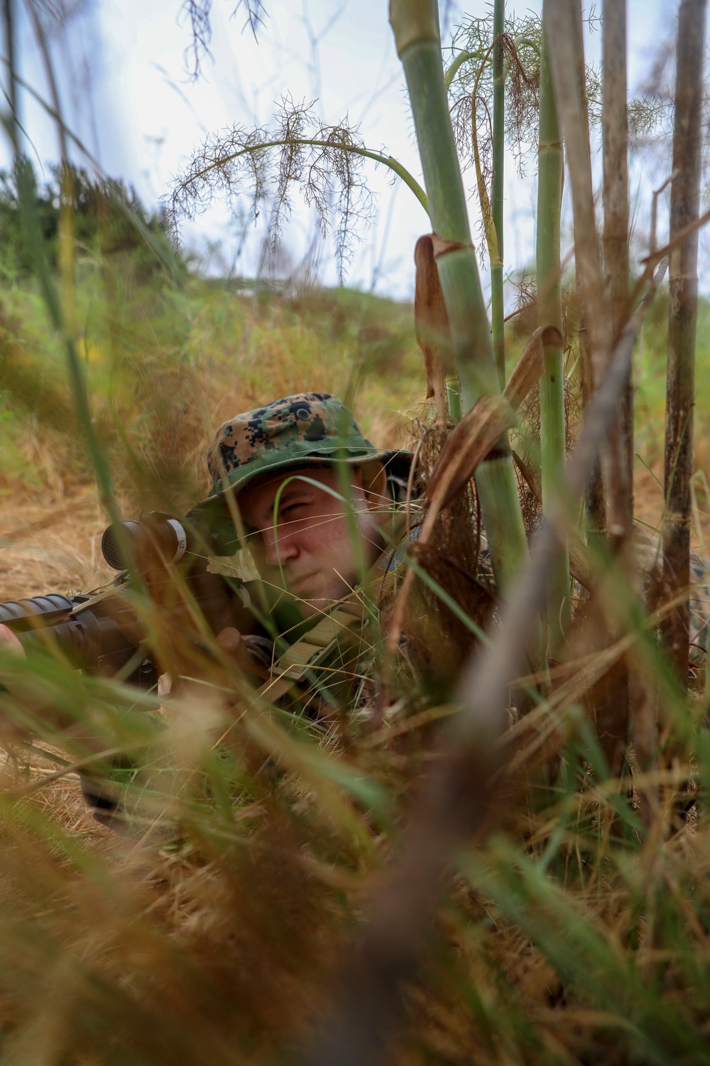 Marines with 1st Intel Bn. Conduct Field Exercise