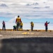 Sailors take part in flight operations
