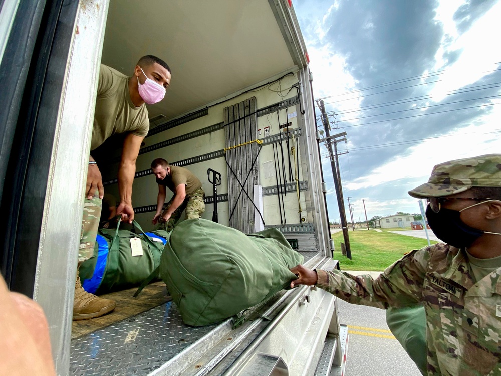 28th ECAB arrives at their mobilization station