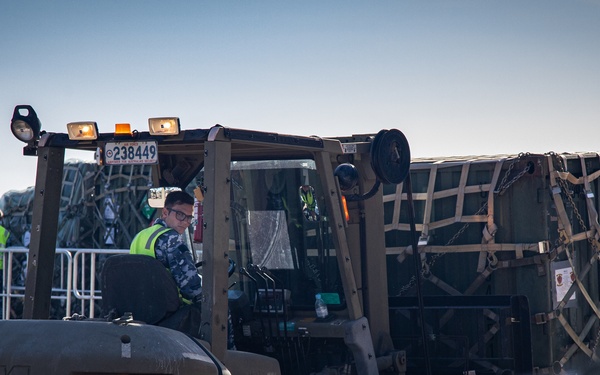 Equipment arrives in support of MRF-D