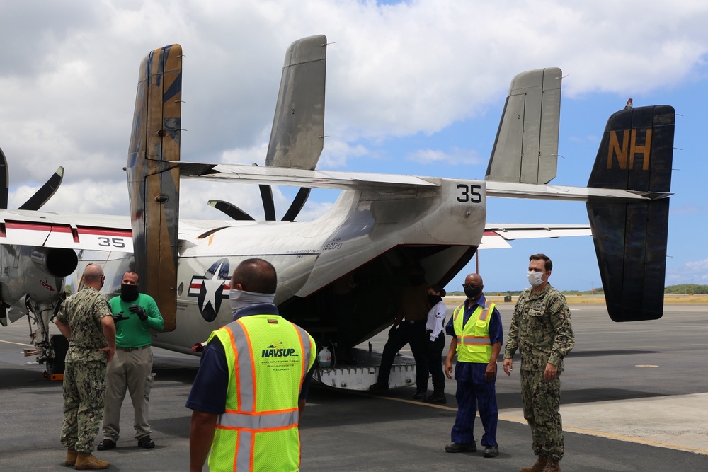 Theodore Roosevelt Carrier Strike Group Carrier on-board Delivery Support