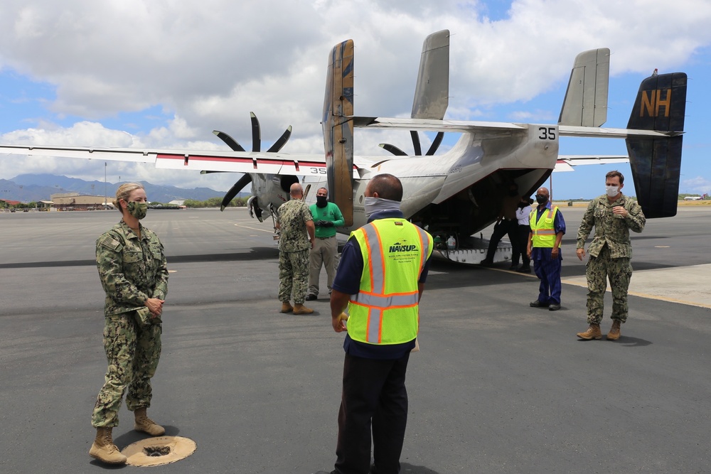 Theodore Roosevelt Carrier Strike Group Carrier on-board Delivery Support