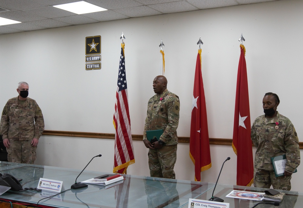 Soldiers of The 595th TB Are Receipients of The Legion of Merit