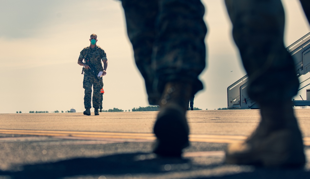 More Marines arrive to Darwin for MRF-D 2020